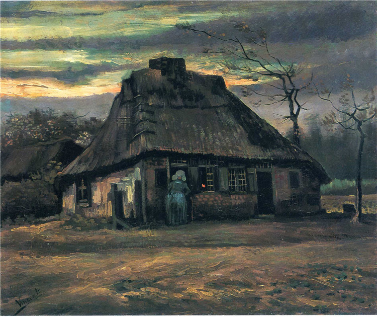 The Cottage Vincent Willem Van Gogh Oil Painting